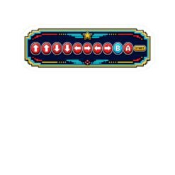 Contra Code - Indoor Sticker – Konami Code - Retro Gaming - Classic Gamer Decal - Image 7