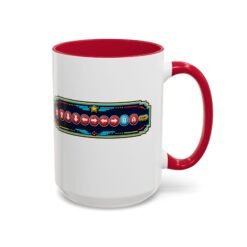 Contra Code - Color Accent Mug – Konami Code - Retro Gaming Coffee Mug - Image 11