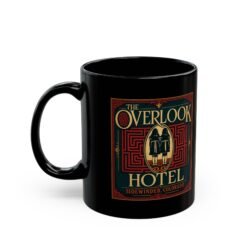 Alternative view of Overlook Hotel - Black Mug – A Twisted Tribute to a Chilling Classic
