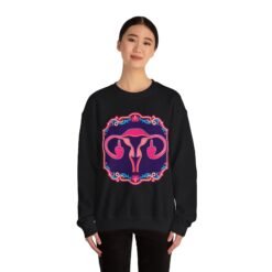 Alternative view of Ovaries with Middle Fingers - Unisex Sweatshirt – Funny Anatomy