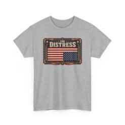 In Distress Signal - U.S.A. Flag - Unisex T-Shirt – Speak Without Saying a Word - Image 22