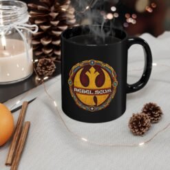 Rebel Scum Black Mug – Bold Streetwear Style, Galactic Attitude - Image 4