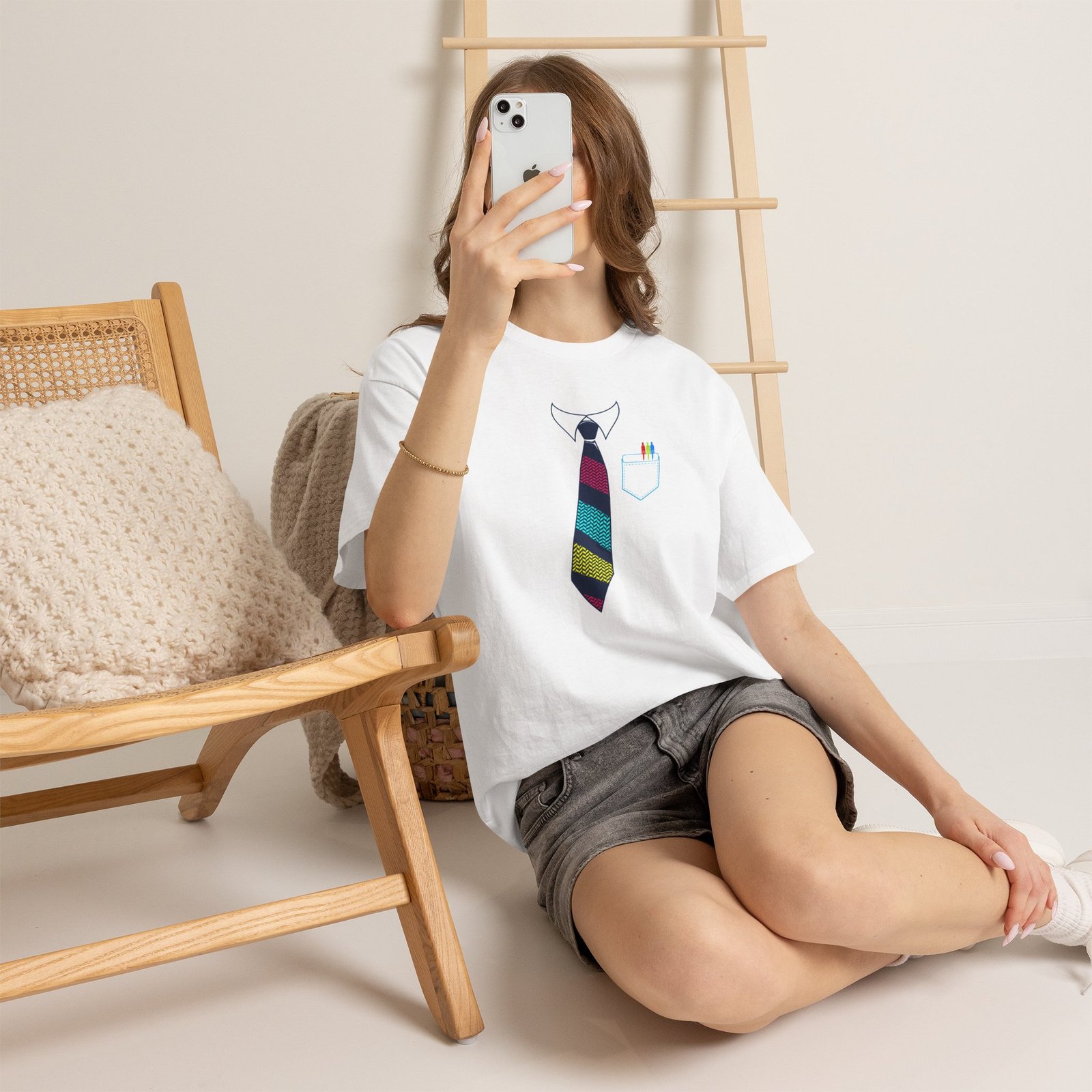 Poindexter Nerd - Unisex T-Shirt – Funny Easy Geek Halloween Costume - Image 4
