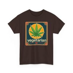 Vegetarian - Unisex T-Shirt – Funny Marijuana Leaf - Cannabis Lovers - Image 12