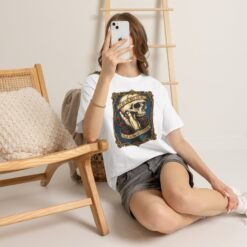 To Be or Not To Be - Unisex T-Shirt – Shakespeare Hamlet Skull - Image 4