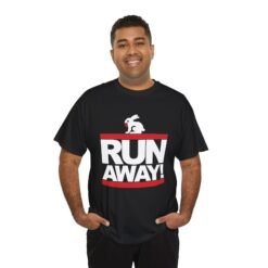 Run Away Rabbit - Unisex T-Shirt – Monty Python - Killer Rabbit - Retro Hip-Hop Style - Image 4