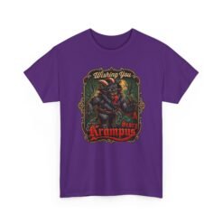 Wishing You a Scary Krampus - Unisex T-Shirt – Dark Christmas Horror - Image 28