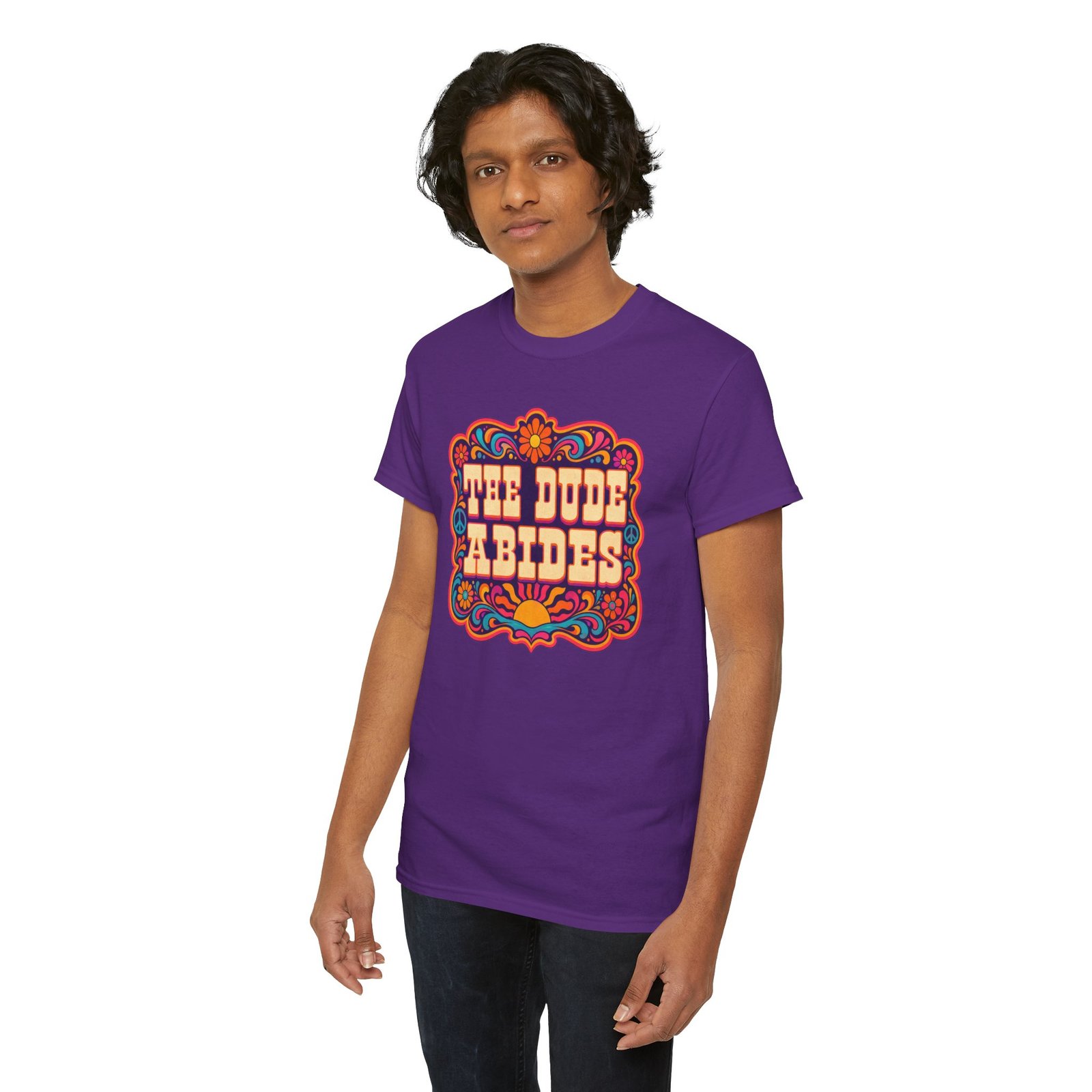 The Dude Abides - Unisex T-Shirt – Funny Big Lebowski Movie Quote - Bowling Tee - Image 11