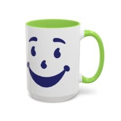 Kool-Aid Man Face - Color Accent Mug – Retro - Oh Yeah - Image 35