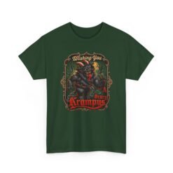 Wishing You a Scary Krampus - Unisex T-Shirt – Dark Christmas Horror - Image 24