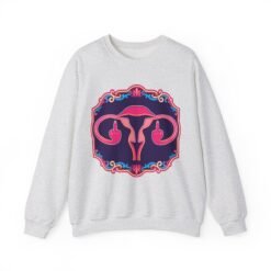 Ovaries with Middle Fingers - Unisex Sweatshirt – Funny Anatomy - Image 13