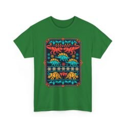 Dino-Mite Christmas - Unisex T-Shirt – Funny Dinosaur - Ugly Christmas Sweater