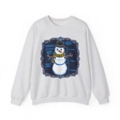 Snowman Anatomy - Unisex Sweatshirt – Funny Christmas - Science Diagram - Image 10