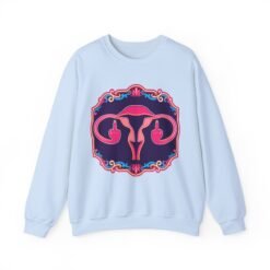 Ovaries with Middle Fingers - Unisex Sweatshirt – Funny Anatomy - Image 17