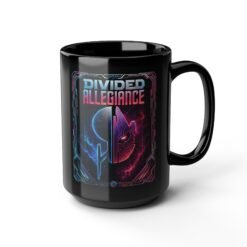 Divided Allegiance - Black Mug – One Mug, Two Galaxies - Sci-Fi - Image 9