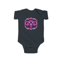 Ovaries with Middle Fingers - Baby Bodysuit – Small but Mighty Funny