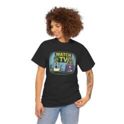 Alternative view of Watch TV - Unisex T-Shirt – They Live, Alien News - Retro Sci-Fi Horror