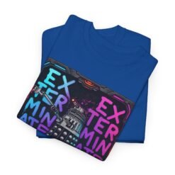 Exterminate! - Unisex T-Shirt – Retro Sci-Fi - Robot Graffiti Art - Image 10