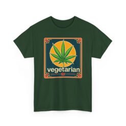 Vegetarian - Unisex T-Shirt – Funny Marijuana Leaf - Cannabis Lovers - Image 14