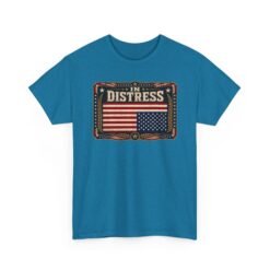 In Distress Signal - U.S.A. Flag - Unisex T-Shirt – Speak Without Saying a Word - Image 24