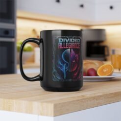 Divided Allegiance - Black Mug – One Mug, Two Galaxies - Sci-Fi - Image 11