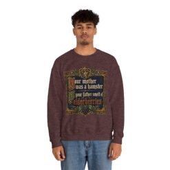 Your Mother Was a Hamster - Sweatshirt – Monty Python Holy Grail Humor - Image 7