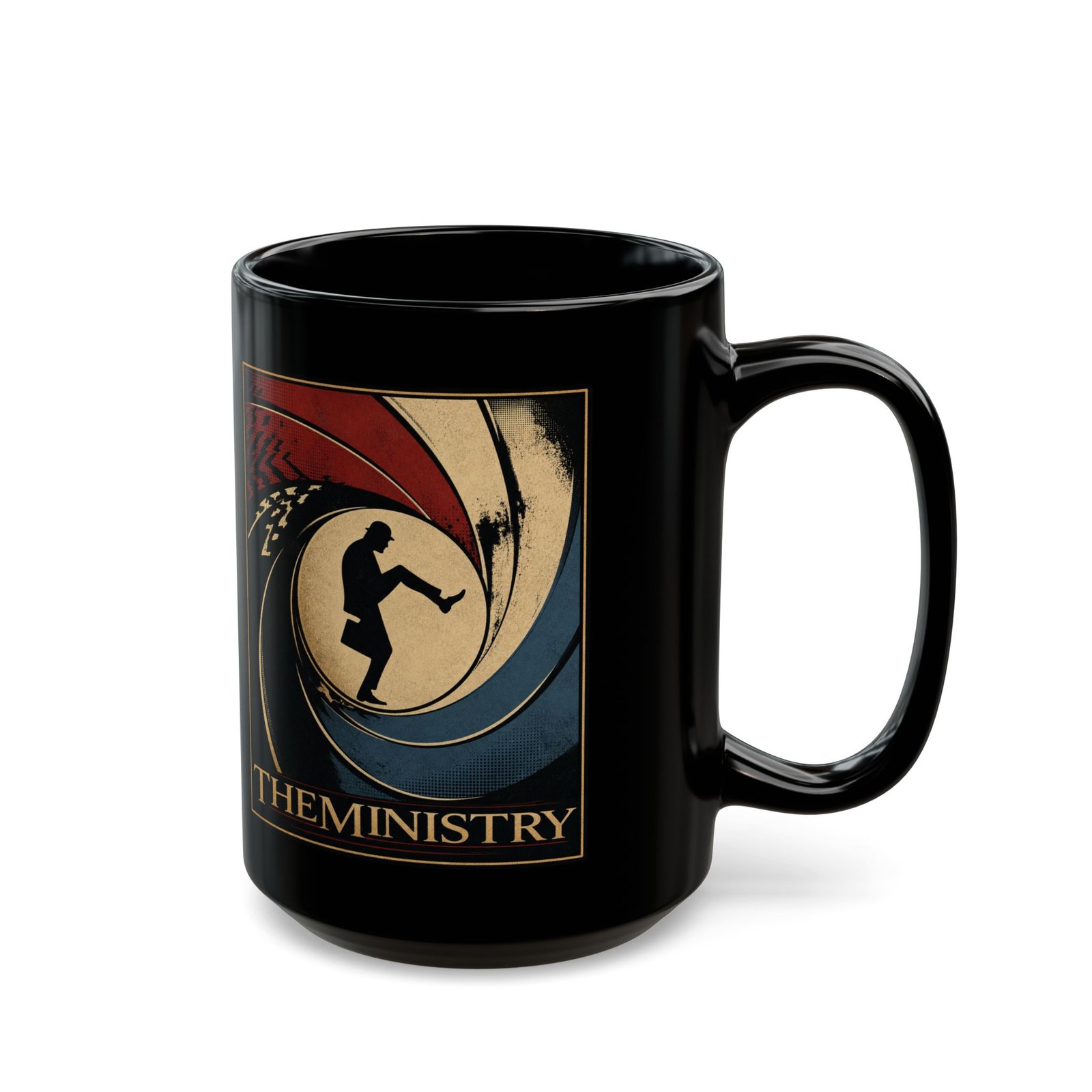 The Ministry of Silly Walks – Black Mug – Monty Python Comedy Meets James Bond - Image 4