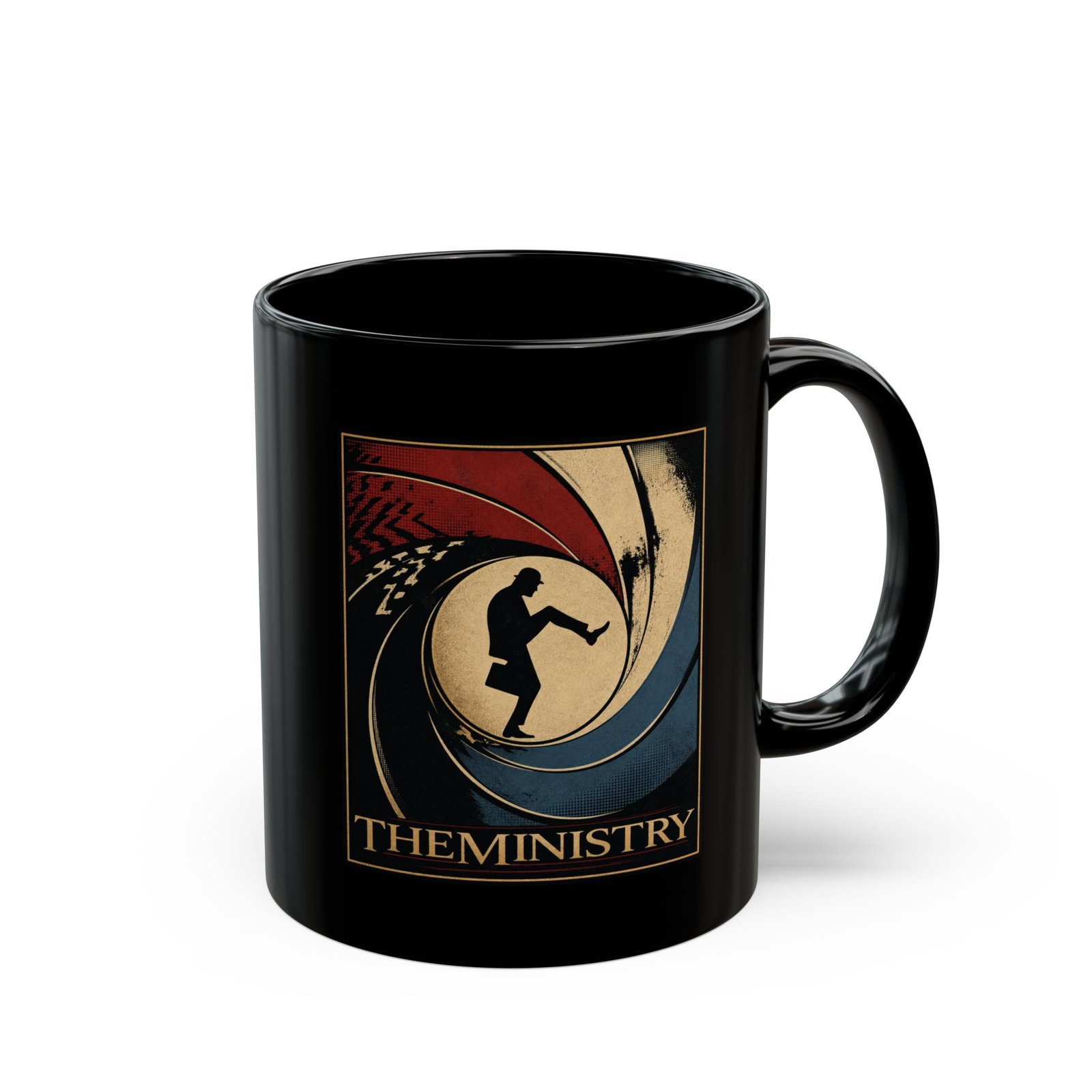 The Ministry of Silly Walks – Black Mug – Monty Python Comedy Meets James Bond