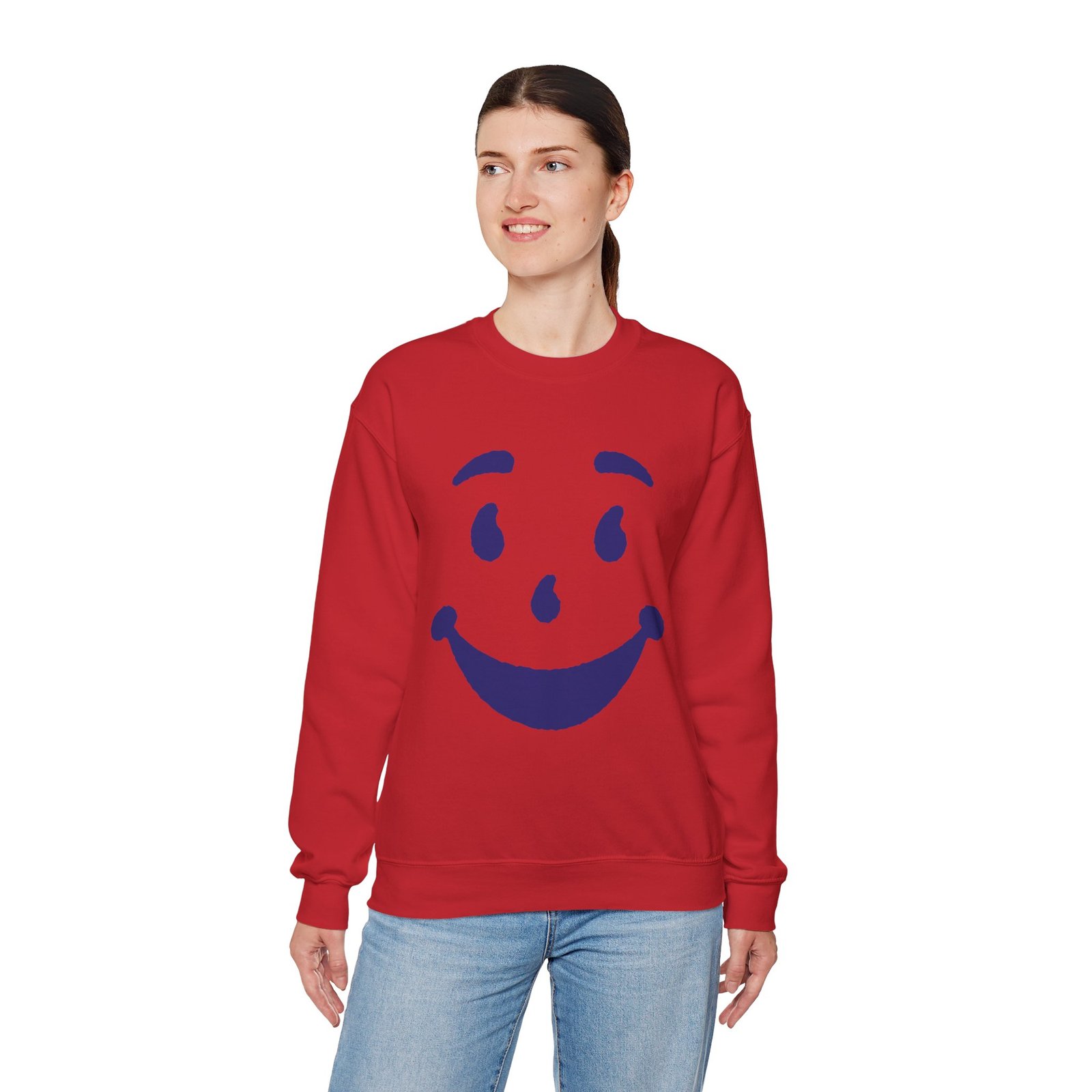 Kool-Aid Man Face - Unisex Sweatshirt – Oh Yeah Retro Beverage - Image 8