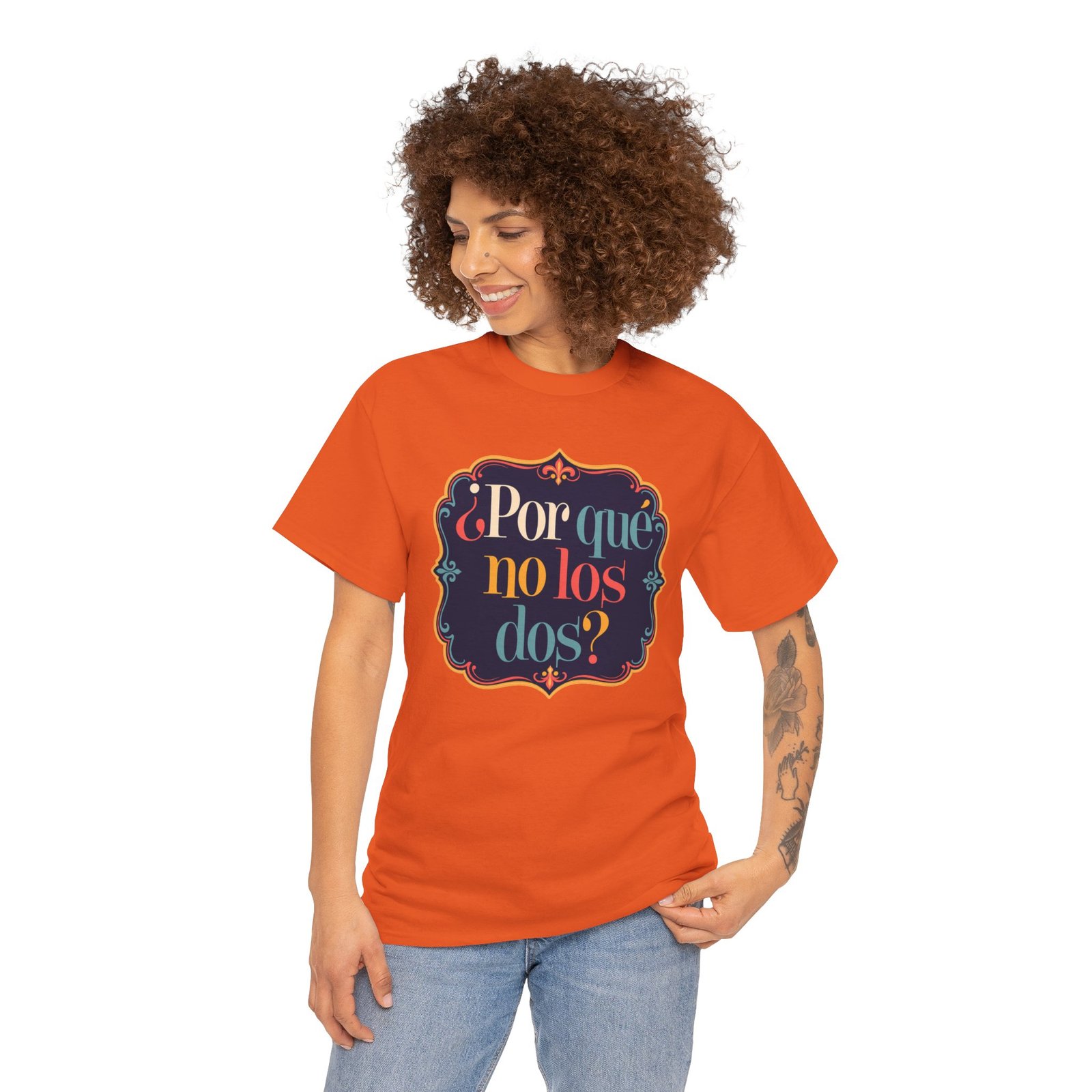¿Por Qué No Los Dos? - Unisex T-Shirt – Funny Why Not Both - Bilingual Food Meme - Image 5