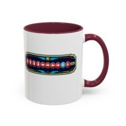 Contra Code - Color Accent Mug – Konami Code - Retro Gaming Coffee Mug - Image 5