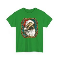 Pug Santa - Unisex T-Shirt – Funny Christmas Pug - Dog Lover Holiday - Image 14