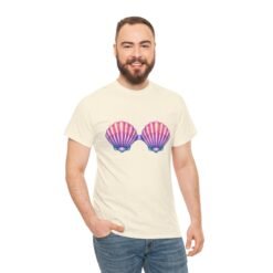 Mermaid Seashell Bra Costume - Unisex T-Shirt – Funny Halloween Costume - Image 4