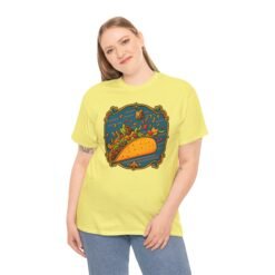 Taco in the Wind - Unisex T-Shirt – Funny Flying Taco - Taco Tuesday Humor - Image 6