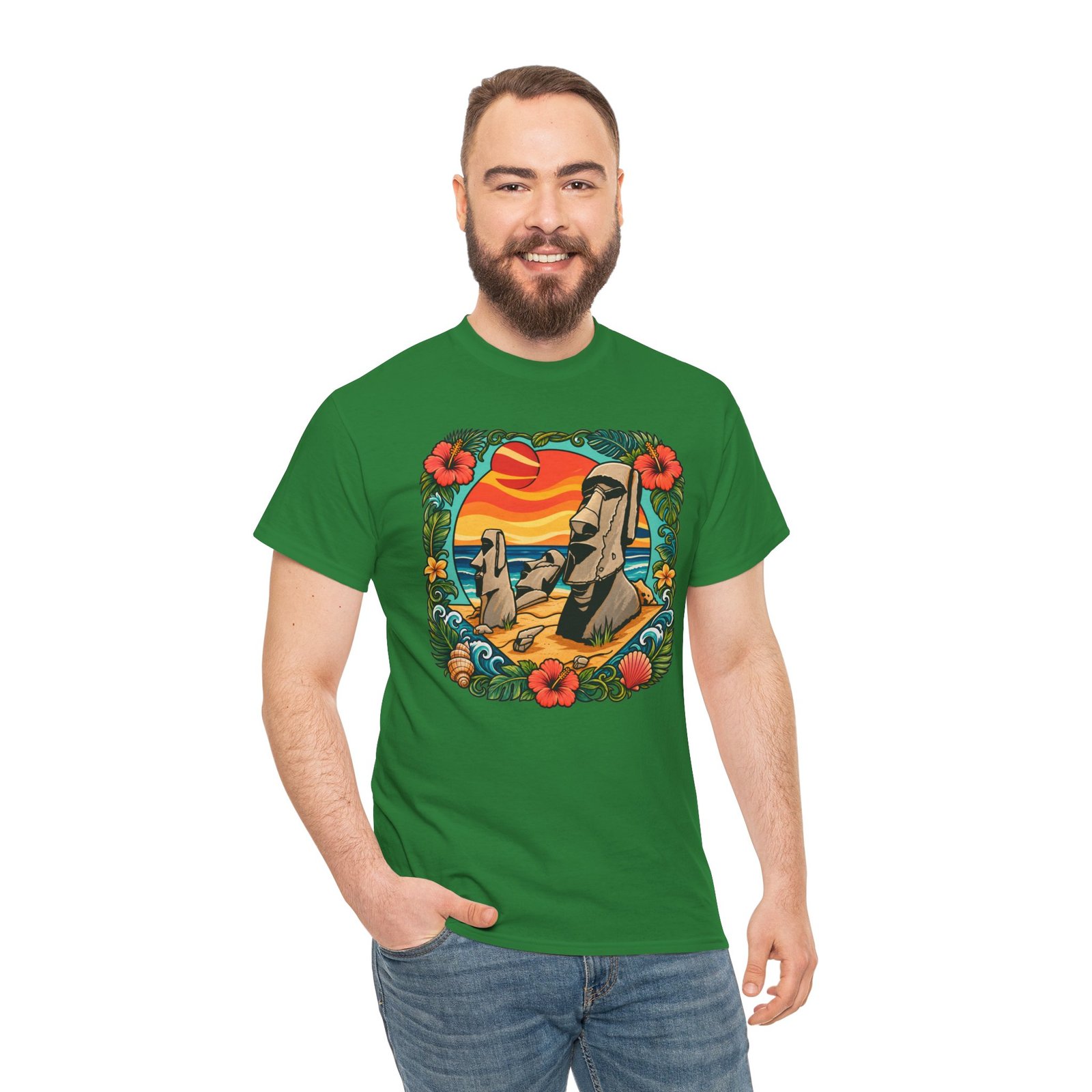 Rapa Nui - Unisex T-Shirt – Ancient Mystery, Timeless Style - Image 7