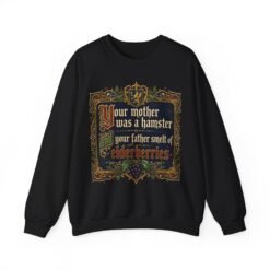 Your Mother Was a Hamster - Sweatshirt – Monty Python Holy Grail Humor - Image 14