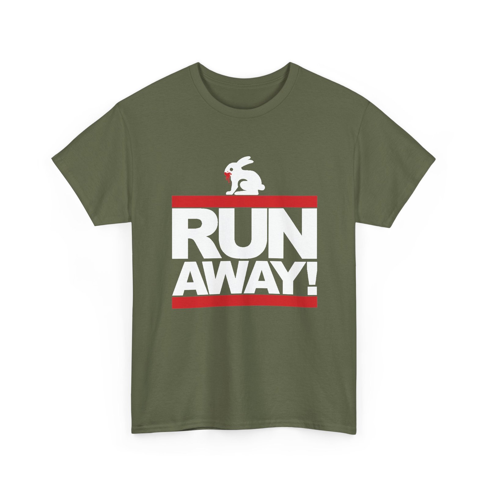 Run Away Rabbit - Unisex T-Shirt – Monty Python - Killer Rabbit - Retro Hip-Hop Style - Image 7