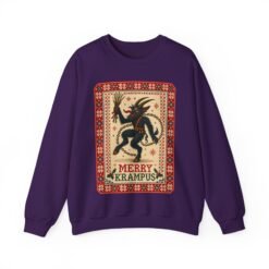 Merry Krampus - Unisex Sweatshirt – Cozy, Creepy, Claus's Worst Nightmare - Image 18