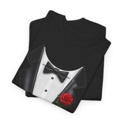 Tuxedo - Unisex T-Shirt – Funny Fake Tuxedo Costume - Formal Party Tee - Image 11