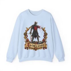 'Tis But A Scratch - Unisex Sweatshirt – Funny Monty Python Black Knight - Image 19