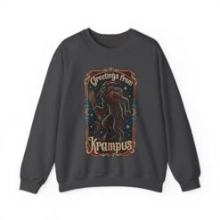 Greetings From Krampus - Unisex Sweatshirt – Cozy with a Side of Creepy - Image 23