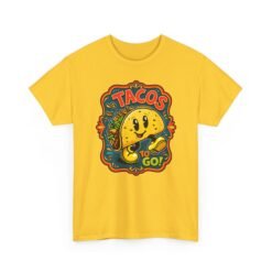 Tacos To Go - Unisex T-Shirt – Cute Kawaii Running Taco - Funny Foodie Tee - Image 22