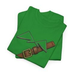 Alternative view of Hero’s Tunic Costume - Unisex T-Shirt – Easy Green Fantasy Adventure Cosplay