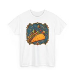 Taco in the Wind - Unisex T-Shirt – Funny Flying Taco - Taco Tuesday Humor - Image 19