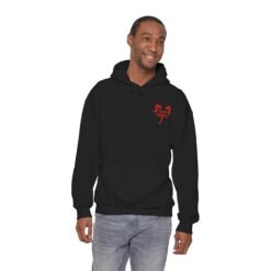 Merry Krampus - Unisex Hoodie – Cozy Up with Claus's Creepy Cousin - Image 12