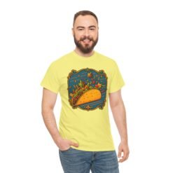Taco in the Wind - Unisex T-Shirt – Funny Flying Taco - Taco Tuesday Humor - Image 7