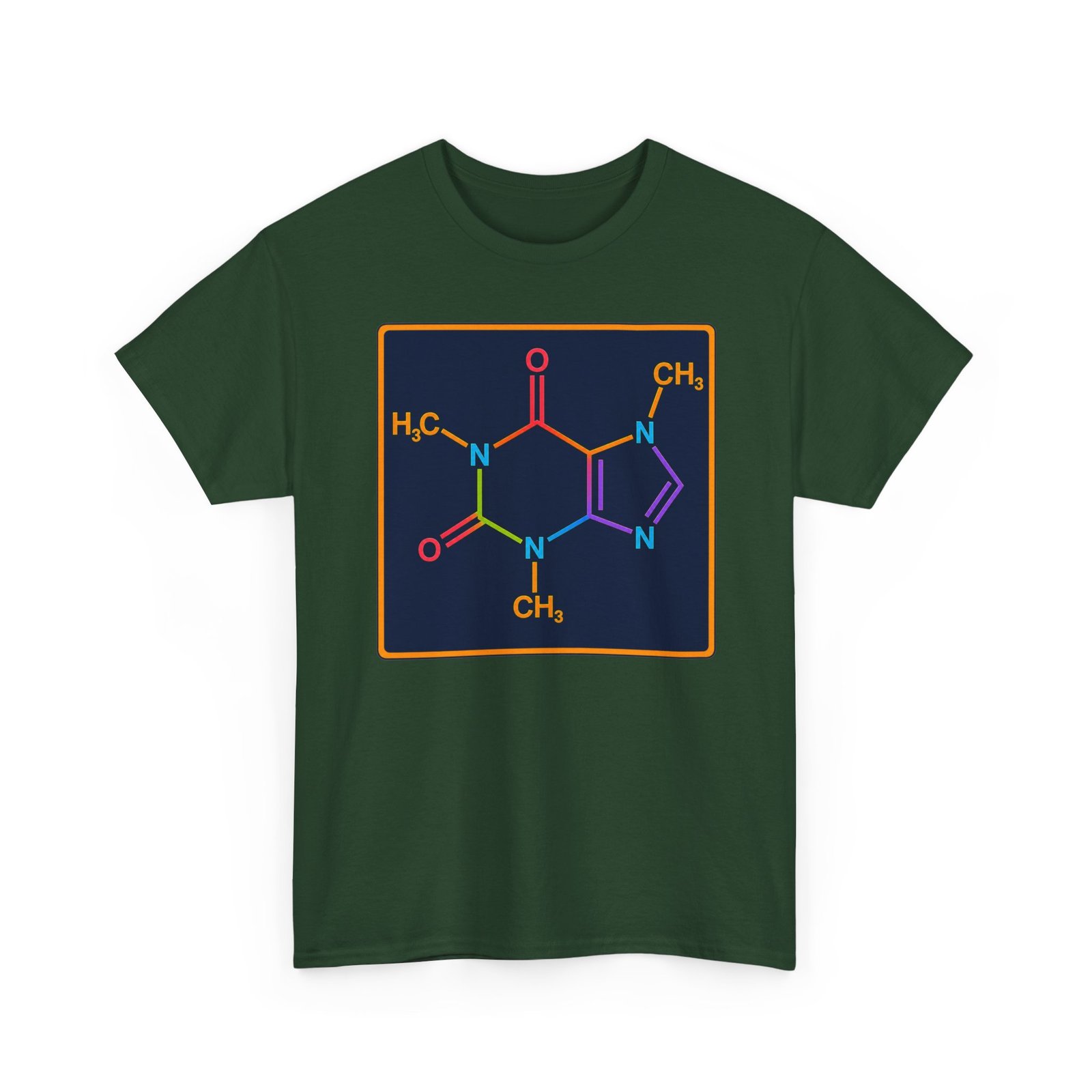 Caffeine Molecule - Unisex T-Shirt – Fuel Your Brain in Style - Image 14