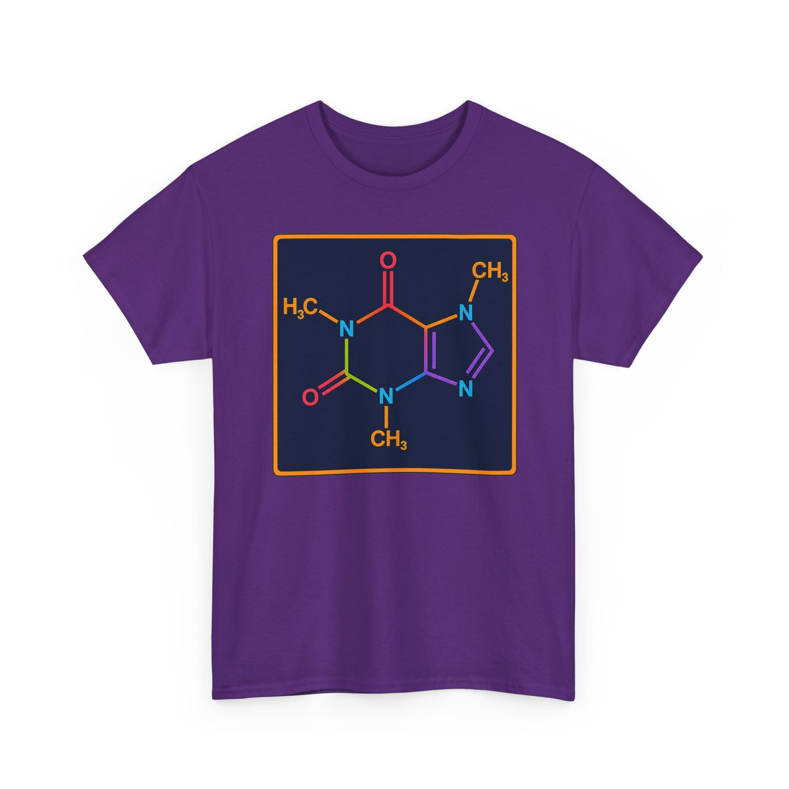 Caffeine Molecule - Unisex T-Shirt – Fuel Your Brain in Style - Image 19