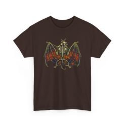 Spider Bat – Unisex T-Shirt – Gothic Skeleton Bat and Spiderweb - Image 12