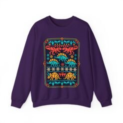 Dino-Mite Christmas - Unisex Sweatshirt – Funny Dinosaur - Ugly Christmas Sweater - Image 15